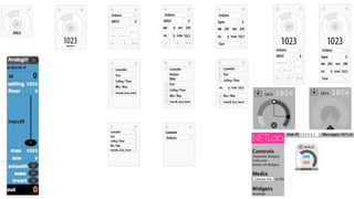 Prototyping Overview Kinds of Prototypes
Interactive, not scripted
May be limited in features
Shows how actual use plays out
Form may not be accurate
Can be combined with Form model and/or video to tell full
story
Working prototype
 