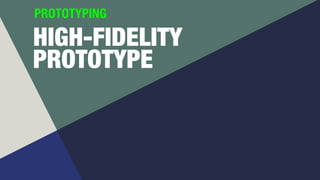 Live Prototyping
LOW-FIDELITY PROTOTYPE
 