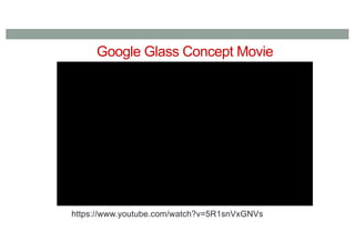 Google Glass Concept Movie
https://www.youtube.com/watch?v=5R1snVxGNVs
 