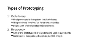 Comprehensive Guide to Prototyping Models in Software Development | PPTX
