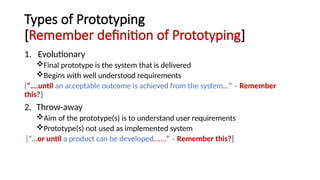 Comprehensive Guide to Prototyping Models in Software Development | PPTX