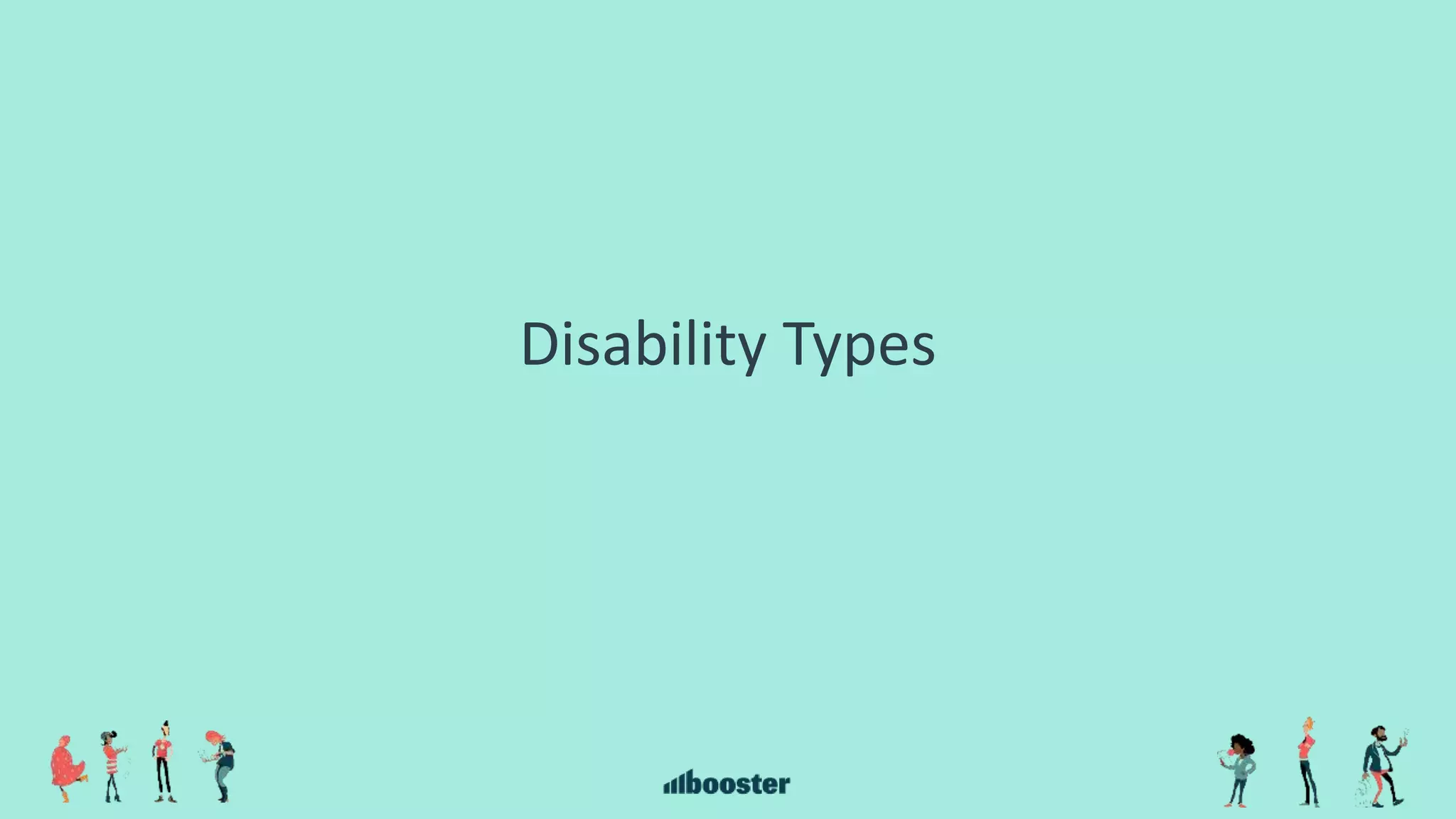 Disability Types
 