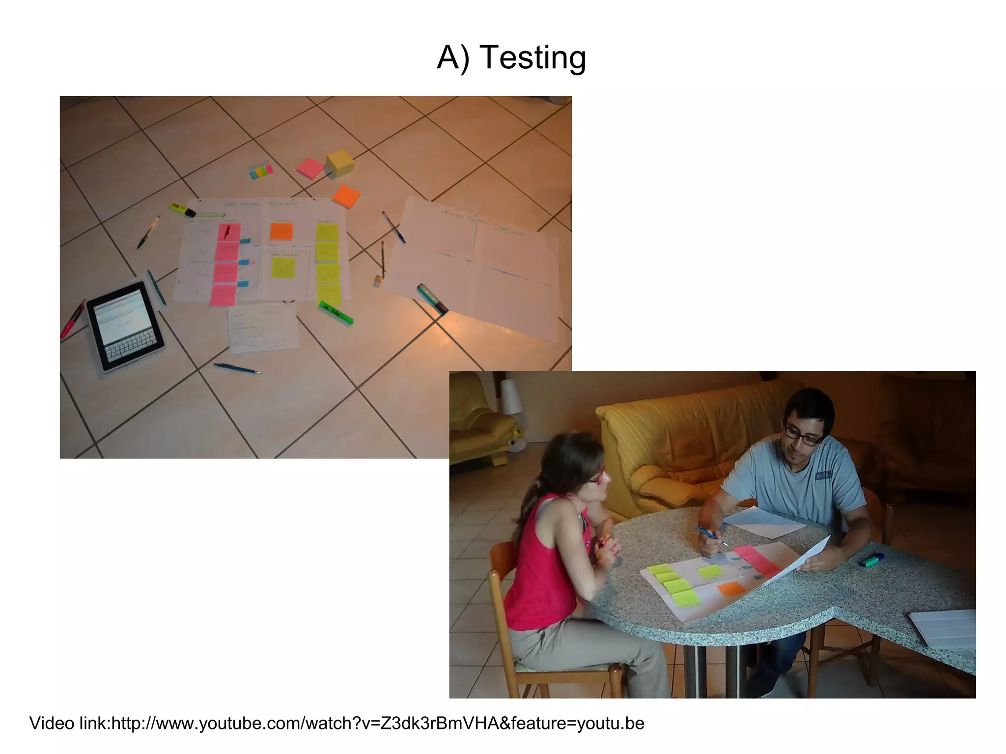 A) Testing
Video link:http://www.youtube.com/watch?v=Z3dk3rBmVHA&feature=youtu.be
 