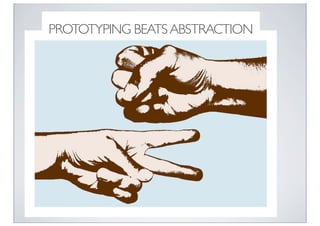 PROTOTYPING BEATS ABSTRACTION
 