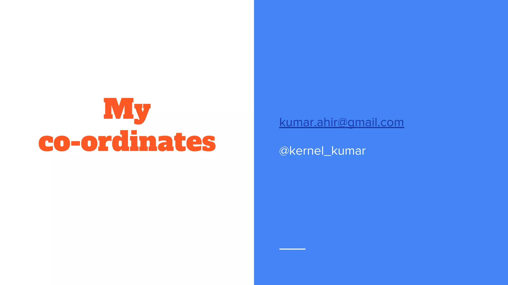 My
co-ordinates
 