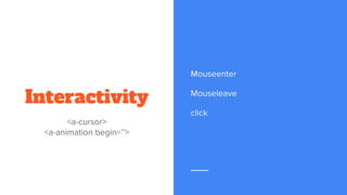 Interactivity
 
