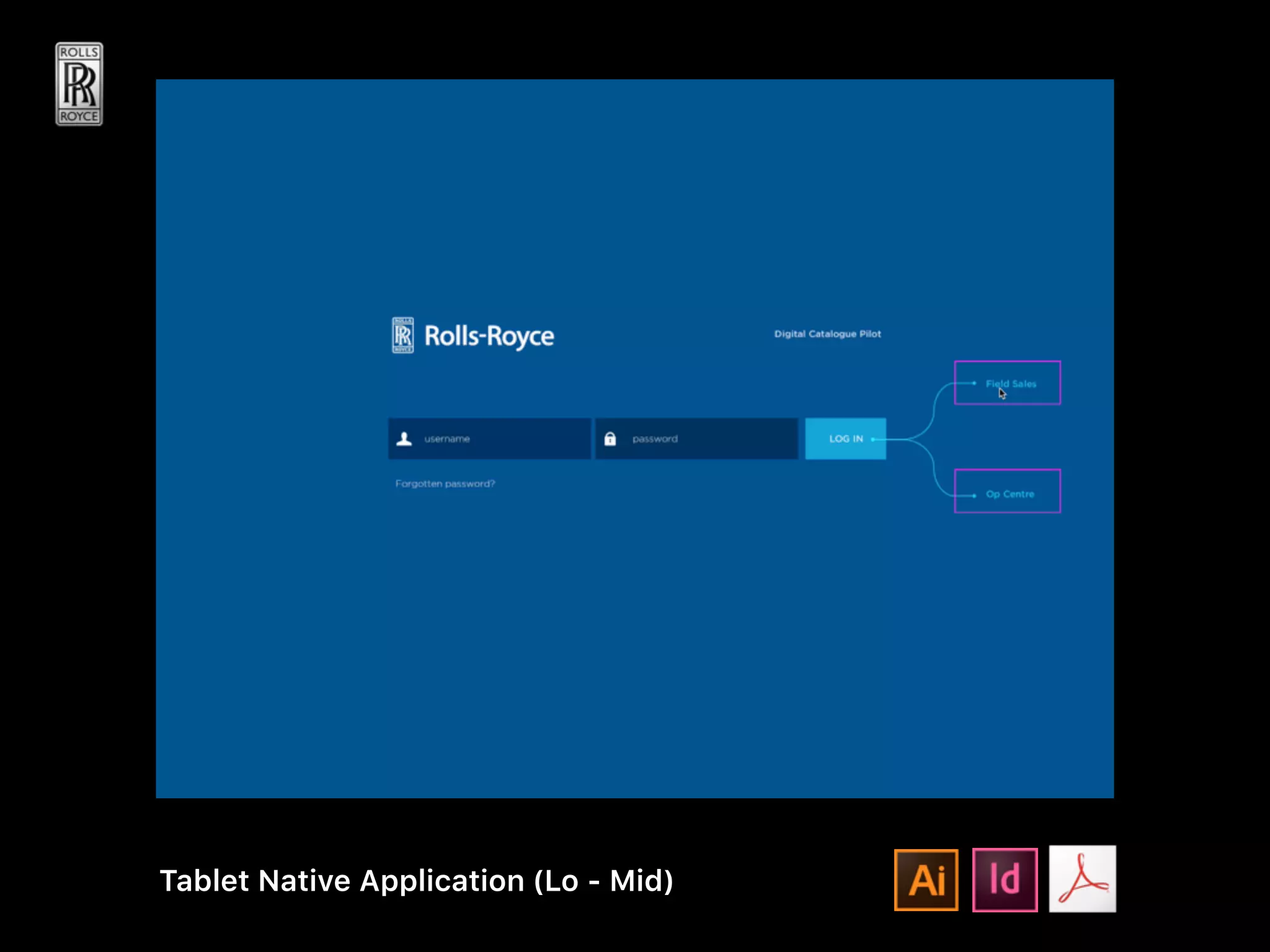 Tablet Native Application (Lo - Mid)
 