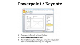 Powerpoint / Keynote
 