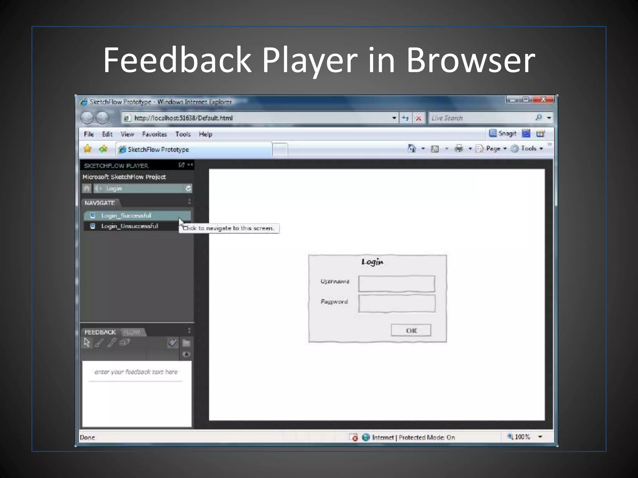 Feedback Player in Browser
 