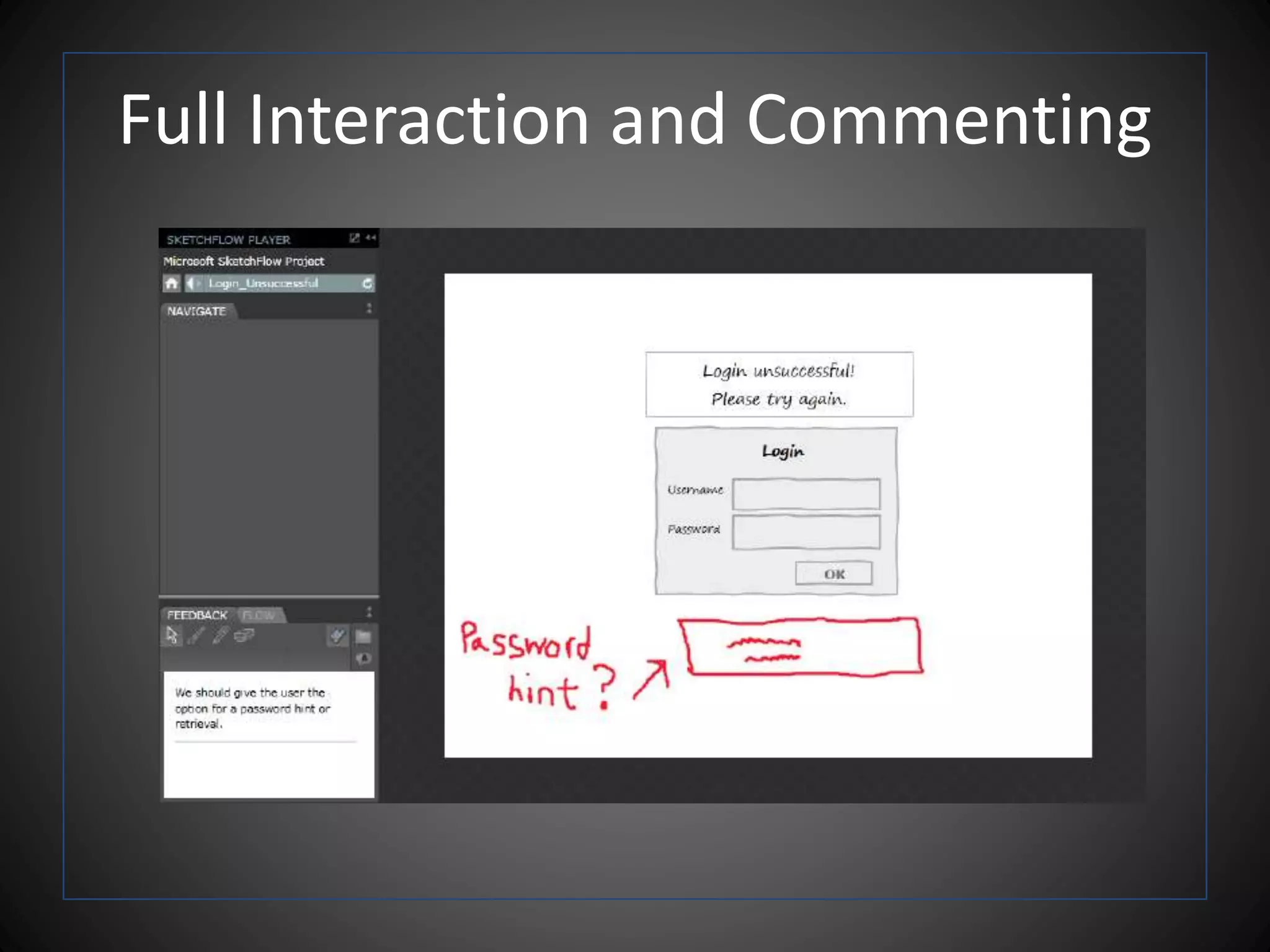 Full Interaction and Commenting
 