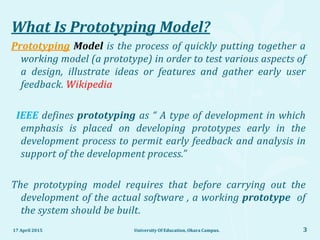 Protoytyping Model | PPT