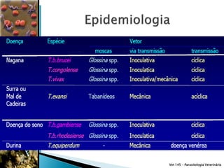 Vet 145 – Parasitologia Veterinária
 