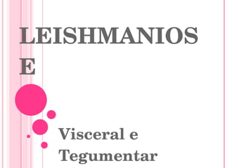 LEISHMANIOSE Visceral e Tegumentar 