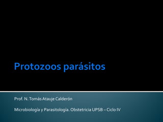 Prof. N.TomásAtauje Calderón
Microbiología y Parasitología. Obstetricia UPSB – Ciclo IV
 