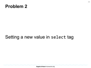 Problem 2
Setting a new value in select tag
39
 
