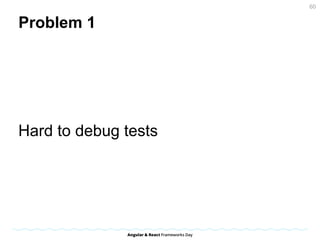 Problem 1
Hard to debug tests
60
 