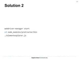 Solution 2
webdriver-manager start
cd node_modules/protractor/bin
./elementexplorer.js
66
 