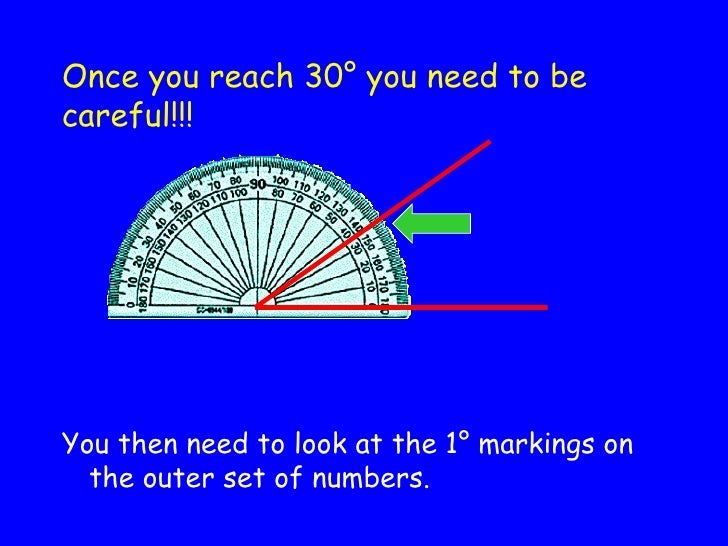 Protractor usage