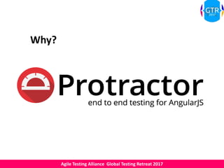 Agile Testing Alliance Global Testing Retreat 2017
Why?
 