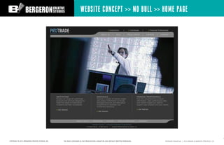 WEBSITE CONCEPT >> NO BULL >> HOME PAGE

                                                                                 ...