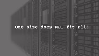 © 2014 MapR Technologies ‹#›@tgrall
One size does NOT fit all!
 