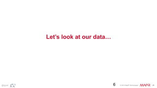© 2014 MapR Technologies ‹#›@tgrall
Let’s look at our data…
6
 