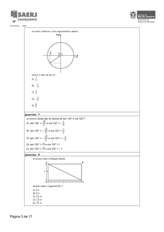 Questão 7
Questão 8
Protocolo : 3259
Página 3 de 17
 