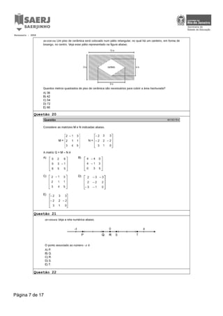 Questão 20
Questão 21
Questão 22
Protocolo : 3259
Página 7 de 17
 