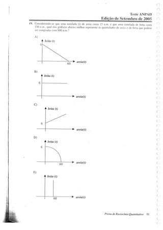 Prova de raciocinio quantitavo setembro 2005