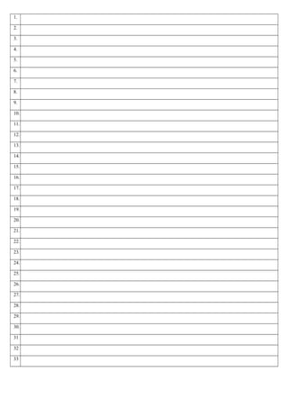 1.
2.
3.
4.
5.
6.
7.
8.
9.
10.
11.
12.
13.
14.
15.
16.
17.
18.
19.
20.
21.
22.
23.
24.
25.
26.
27.
28.
29.
30.
31
32
33
 