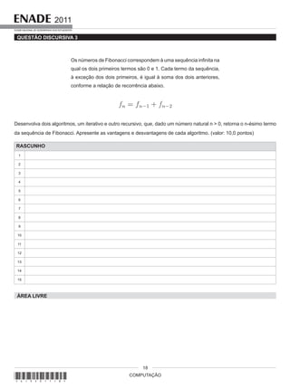 Prova   enade-computacao-2011