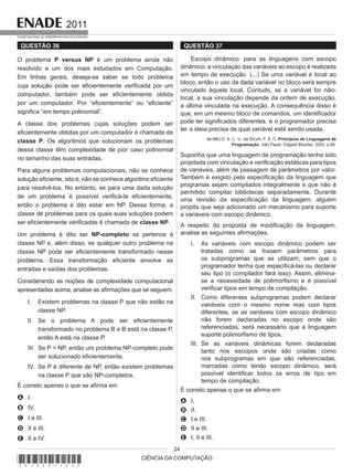 Prova   enade-computacao-2011