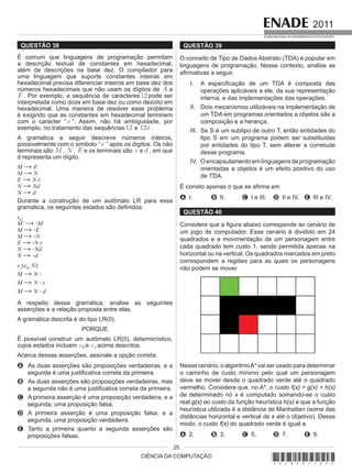 Prova   enade-computacao-2011