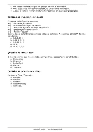 Prova 1 Em Simulado I 2009