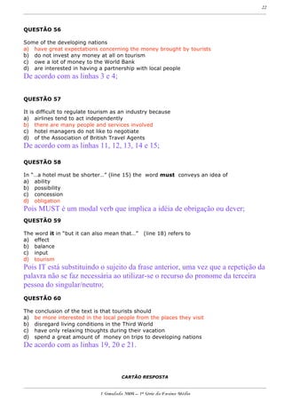 Prova 1 Em Simulado I 2009