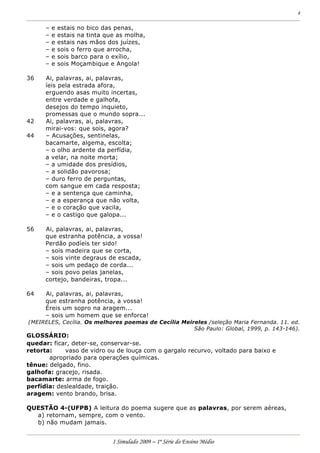 Prova 1 Em Simulado I 2009