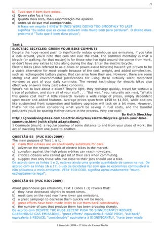 Prova 3 Em Simulado I 2009