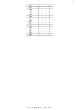 Prova 3 Em Simulado I 2009