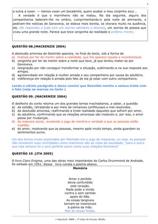 Prova 3 Em Simulado I 2009