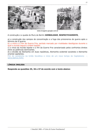 Prova 8 Ef Simulado I 2009