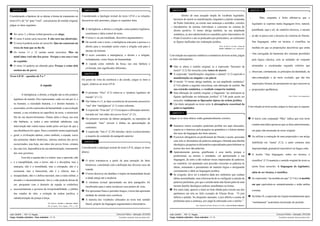 QUESTÃO 4

QUESTÃO 5

QUESTÃO 8

Considerando a hipótese de se alterar a forma de tratamento no

Considerando a tipologia textual do texto LP-II e as relações

texto LP-I, de “tu” para “você”, sem prejuízo do sentido original,

discursivas nele presentes, julgue os seguintes itens.

1

julgue os itens seguintes.

Ø A inteligência, o direito e a religião, como poderes legítimos,
Ø No verso 3, a forma verbal passaria a ser alega.
Ù O verso 4 assim seria reescrito: E não terá sua absolvição.
Ú O verso 6 poderia assim ser reescrito: Que me causaram em

constituem a idéia central do texto.

Ù O texto é, na sua totalidade, descritivo-argumentativo.
Ú De acordo com o texto, a inteligência está para a pessoa e o

Û Os versos 11 e 12 seriam assim reescritos: Mas na
minh’alma você não fica presa / Porque o seu caso é caso

Ü O verso 14 poderia ser alterado para: Porque o crime dela
encheu-me de pavor.

Û O texto considera a inteligência, o direito e a religião,
Ü A espada como símbolo da força, nas eras bárbara e
civilizada, tem significados diferentes.
QUESTÃO 6

Texto LP-II – questões de 5 a 7
Do ponto de vista da coerência e da coesão, julgue os itens a

A espada
A inteligência, o direito, a religião são os três poderes
legítimos do mundo. Eles representam, cada vez um per si, o
eu humano, a sociedade humana, e o destino humano, e,
associados, as três expressões da humanidade: a sua evolução
mental, a sua existência na superfície da terra, o misterioso
fim do seu desenvolvimento. Diante deles a força, nas eras
7

não bárbaras, se reduz a uma entidade subalterna, cuja
intervenção não valerá nunca senão pelos serviços de que a
sua obediência for capaz. Para a constituir numa organização

10

geral, a civilização adotou, como símbolo, a espada, coeva
das primeiras idades históricas, outrora senhora dos povos
escravizados, mas hoje, nas mãos dos povos livres, criatura

seguir, relativos ao texto LP-II.

Ø O pronome “Eles” (R.2) refere-se a “poderes legítimos do
mundo” (R.1-2).
Ù Nas linhas 4 e 5, as duas ocorrências do pronome possessivo
“sua” têm “inteligência” (R.1) como referente.
Ú A expressão “Fora daí” (R.15) recupera a afirmação anterior,
iniciada em “nas mãos dos povos livres” (R.12).
Û No primeiro período do último parágrafo, as repetições da
conjunção “mas” servem à ênfase na apresentação de
contrastes.
a respeito do conteúdo do parágrafo anterior.

16

abaixo.

é a tranqüilidade, mas o terror, não é a disciplina, mas a
economia, mas a bancarrota, não é a ciência, mas a
incapacidade, não é a defesa nacional, mas a ruína militar, a
invasão e o desmembramento. Isto é, e não poderia deixar de
ser; porquanto com o domínio da espada se estabelece

22

Ø Não se altera o sentido original, se a expressão “havemos de
inserir” (R.2) for reescrita como temos de inserir.
Ù A expressão “manifestações singulares e plurais” (R.2) equivale a

necessariamente o governo da irresponsabilidade, o jubileu
dos estados de sítio, a extinção da ordem jurídica, a
subalternização da justiça à força.
Rui Barbosa. Escritos e discursos seletos.

4

já não se passa com o discurso do cientista do Direito.
Sua linguagem, sobre ser técnica, é científica, na
medida em que as proposições descritivas que emite

sua extensão semântica, o vocábulo comporta também.
Û Sem alteração do sentido original, o fragmento “ao realizarem as
figuras tipificadas na ordenação jurídica” (R.7-8) pode assim ser
reescrito: realizaram as figurações típicas da ordem jurídica.
Ü Um título adequado ao texto seria A abrangência conceitual da
palavra legislador.

Julgue se os itens abaixo estão gramaticalmente corretos.

Ø Inumeros outros exemplos poderiam perfilar aos aqui elencados,
Ù

históricos, concluindo com a definição dos diversos usos da
espada.

Û

a idade antiga até a moderna.

Ú A estrutura textual apresentada em dois parágrafos foi
insuficiente para o autor esclarecer seus pontos de vista.

Û Por apresentar frases e períodos longos, o texto não apresenta
unidade de sentido nem coerência.

Ü A maioria dos vocábulos utilizados no texto tem sentido
literal, próprio da linguagem argumentativo-dissertativa.

Concurso Público – Aplicação: 25/5/2002
É permitida a reprodução, desde que citada a fonte.

vêm carregadas da harmonia dos sistemas presididos
pela lógica clássica, com as unidades do conjunto
arrumadas e escalonadas segundo critérios que

10

observam, estritamente, os princípios da identidade, da
não-contradição e do meio excluído, que são três
imposições formais do pensamento no que concerne às

13

proposições apofânticas.
Idem, Ibidem (com adaptações).

Com relação ao texto acima, julgue os itens que se seguem.

QUESTÃO 9

Ø O texto estrutura-se a partir de uma narração de fatos

Ù O texto descreve em detalhes o trajeto da humanidade desde

7

manifestações no singular e no plural.

Ú

Rio de Janeiro: Nova Aguilar, 1995, p. 546.

UnB / CESPE – TRT / 6.a Região
Cargo: Analista Judiciário – Área Judiciária – 2 / 14

pontilhada, aqui e ali, de símbolos técnicos, o mesmo

Ú O trecho “O termo abriga também, na sua amplitude semântica”
(R.5-6) admite a seguinte reescritura, sem alteração de sentido: Na

Considerando a tipologia textual do texto LP-II, julgue os itens

anarquia, não é a moralidade, mas a corrupção, não é a

19

Com relação aos aspectos sintáticos e semânticos do texto acima, julgue
os itens subseqüentes.

QUESTÃO 7

das suas leis, dependência da sua administração, instrumento
Fora daí a espada não é a ordem, mas a opressão, não

Mas, enquanto é lícito afirmar-se que o
legislador se exprime numa linguagem livre, natural,

Paulo de Barros Carvalho. Curso de
direito tributário (com adaptações).

Ü A expressão “Isto é” (R.20) introduz vários esclarecimentos

dos seus governos.

13

1

destino do homem.
isoladamente, como forças da humanidade.

de expulsão.

4

7

Dentro de uma acepção ampla do vocábulo legislador,
havemos de inserir as manifestações singulares e plurais emanadas
do Poder Judiciário, ao exarar suas sentenças e acórdãos, veículos
introdutórios de normas individuais e concretas no sistema do
direito positivo. O termo abriga também, na sua amplitude
semântica, os atos administrativos expedidos pelos funcionários do
Poder Executivo e até os praticados por particulares, ao realizarem
as figuras tipificadas nos ordenação jurídica.

direito para a sociedade assim como a religião está para o

troca do bem que eu lhe fiz.

1

4

QUESTÃO 10

Ü

espera-se o interesse pela pesquisa na gramática e a leitura atentas
dos usos da linguagem dos bons autores.
Exercício obrigatório ao profissional do Direito é assim, perscutar
com zelo os dicionários de palavras análogas e firmada uma família
ideológica, pesquisar os dicionários especializados para informar-se
acerca dos usos das palavras.
Aparentemente penosa, gratificante é essa tarefa, porque o
profissional, ou mesmo o estudante, vai aprimorando a sua
linguagem, de sorte a não realizar trocas impensadas de palavras;
ao contrário, vai ajustando com precisão crescente as palavras às
idéias, nomeando o pensamento de maneira lógica e designando
corretamente a idéia na linguagem jurídica.
Se exigente, deve ser a tratativa dada aos sinônimos que cuidam
idéias assemelhadas, mas criteriosa há de se configurar a seleção de
palavras parônimas, por que o sentido delas não fazem parte de uma
mesma família ideológica embora semelhantes na forma.
Por outro lado, aprecie o leitor ao feito obtido pelo correto uso dos
parônimos em tela no feliz exemplo de Eliazar Rosa: “O juiz
deferiu o pedido. No despacho saneador, o juiz diferiu o exame da
preliminar para a sentença, por julgá-la entrosada com o mérito.”

Ø O início com conjunção “Mas” indica que esse texto
contém uma idéia oposta ao que se disse anteriormente,
em parte não-mostrada do texto original.

Ù Ao utilizar a contração de uma preposição e um artigo
indefinido em “numa” (R.2), o autor cometeu uma
impropriedade gramatical inaceitável na língua culta.

Ú O trecho “Sua linguagem, sobre ser técnica, é
científica” (R.5) manteria o sentido original do texto se
assim fosse reescrito: A linguagem do legislador,
além de ser técnica, é científica.

Û As expressões “na medida em que” (R.5-6) e à medida
em que equivalem-se semanticamente e estão ambas
corretas.

Ü Na linha 10, a supressão da vírgula imediatamente após
“estritamente” acarretaria incorreção do período.

Itens adaptados de Paulo de Barros Carvalho. Curso de direito tributário.

UnB / CESPE – TRT / 6.a Região
Cargo: Analista Judiciário – Área Judiciária – 3 / 14

Concurso Público – Aplicação: 25/5/2002
É permitida a reprodução, desde que citada a fonte.

 
