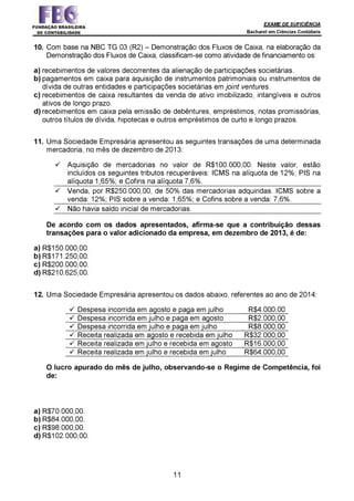 Prova Bacharel 2 2014