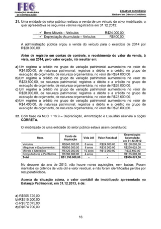 Prova Bacharel 2 2014