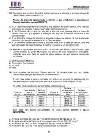 Prova Bacharel 2 2014