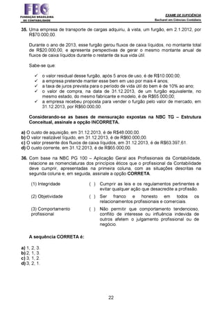 Prova Bacharel 2 2014