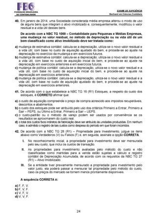 Prova Bacharel 2 2014