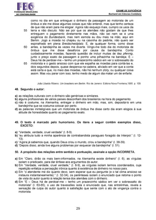 Prova Bacharel 2 2014