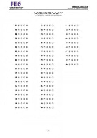 Prova Bacharel 2 2014