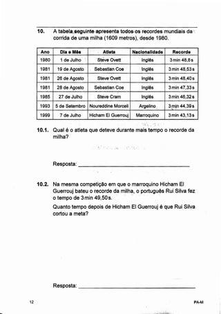 Prova de aferição 2004