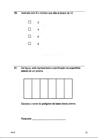 Prova de aferição 2004